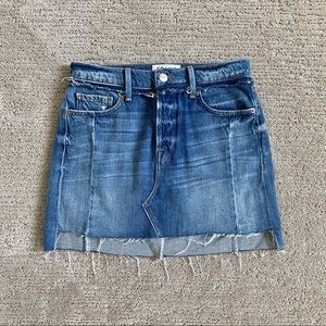 Frame Nouveau Le Mix Denim Skirt NWOT